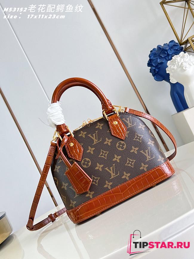 Louis Vuitton Alma BB Damier Ebene Brown - 1