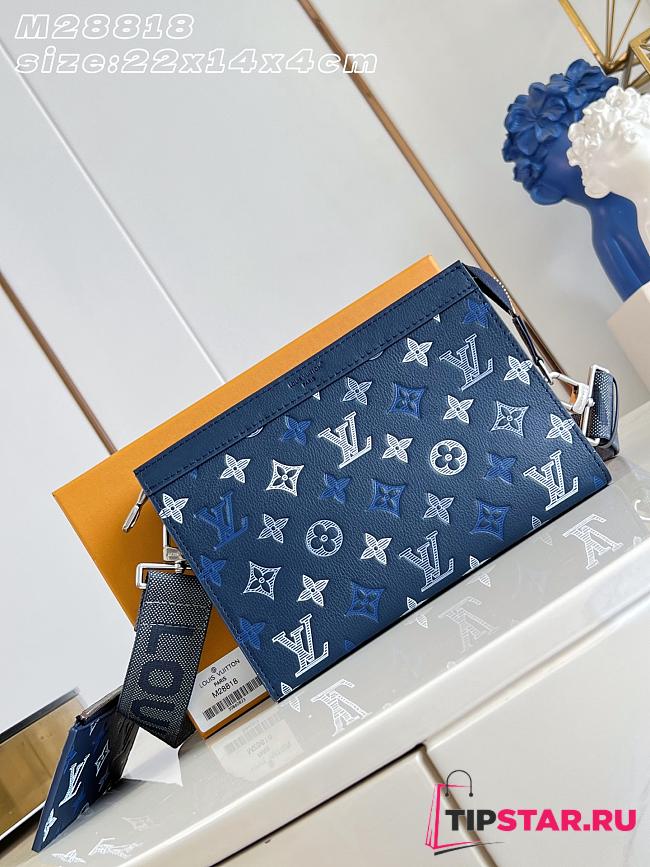 Louis Vuitton Gaston Small Bag Navy Blue - 1