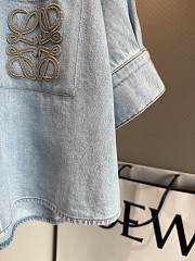 Loewe Paula's Ibiza Anagram denim shirt blue - 5