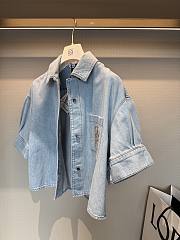 Loewe Paula's Ibiza Anagram denim shirt blue - 3