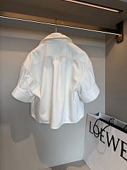 Loewe Paula's Ibiza Anagram denim shirt white - 4