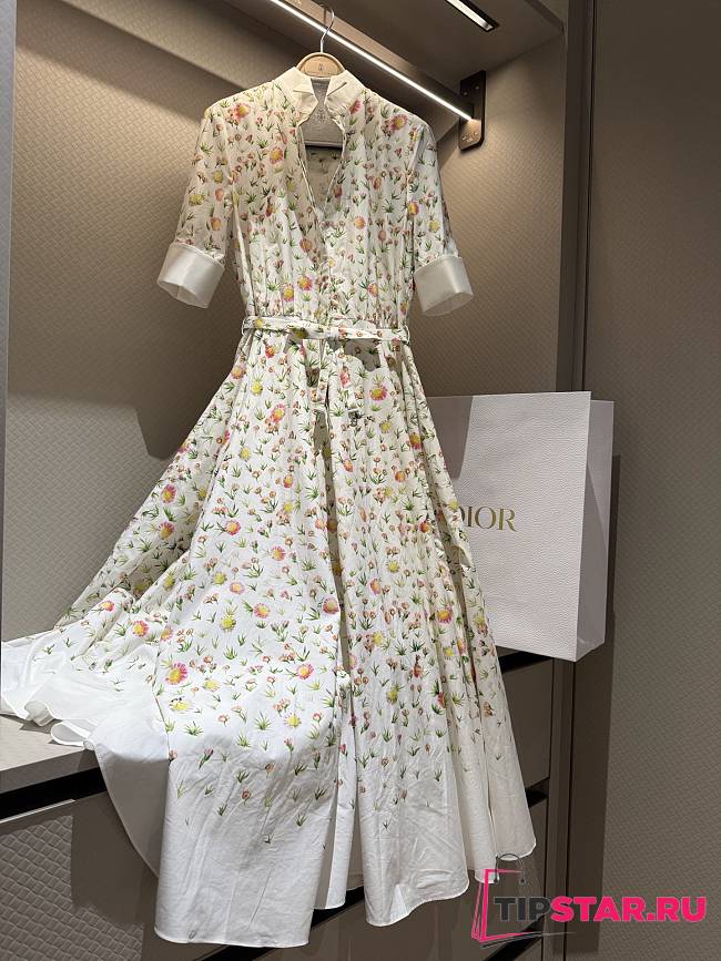 Dior floral print dress - 1