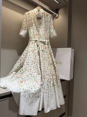 Dior floral print dress - 1