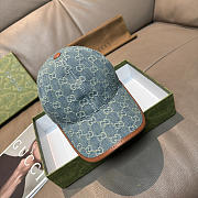 Gucci Large Double G Baseball Cap Distressed color - 1
