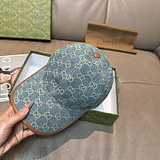 Gucci Large Double G Baseball Cap Distressed color - 4