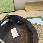 Gucci Large Double G Baseball Cap Beige - 2