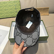 Gucci Large Double G Baseball Cap Gray - 5