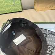 Gucci Large Double G Baseball Cap Gray - 2