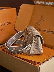 Louis Vuitotn Diane Tourterelle Beige Bicolor Monogram Empreinte Leather - 6