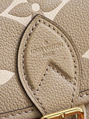 Louis Vuitotn Diane Tourterelle Beige Bicolor Monogram Empreinte Leather - 3
