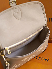 Louis Vuitotn Diane Tourterelle Beige Bicolor Monogram Empreinte Leather - 2