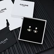 Celine Arc de Triomphe Sailboat Pearl Earrings - 6