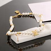Louis Vuitton classic pearl necklace - 6