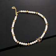 Louis Vuitton classic pearl necklace - 5
