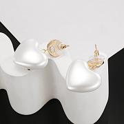 Chanel heart-shaped earrings - 6