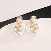 Chanel heart-shaped earrings - 5