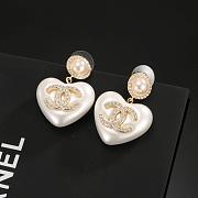 Chanel heart-shaped earrings - 3
