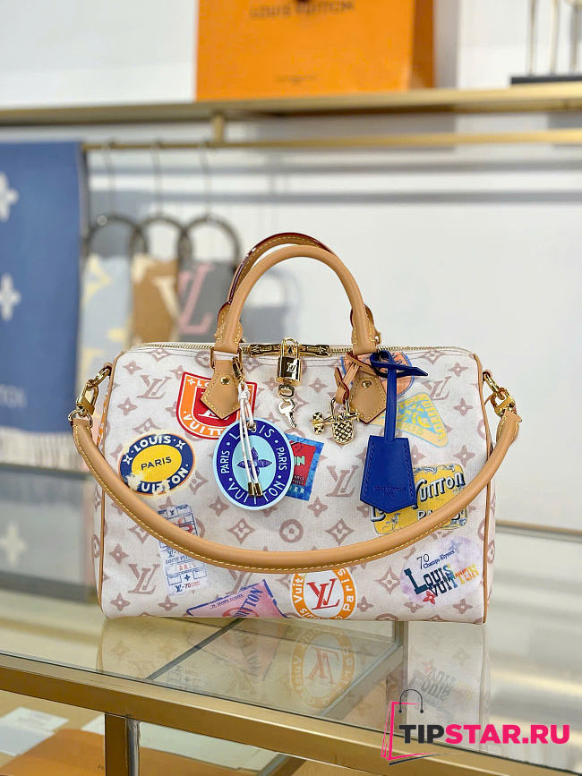 Louis Vuitton Monogram Flight Mode Speedy Soft 30 In Dune - 1