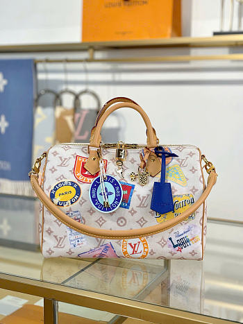 Louis Vuitton Monogram Flight Mode Speedy Soft 30 In Dune