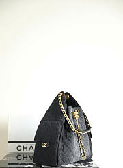 Chanel Medium 25 Hobo Bag Black Denim - 4