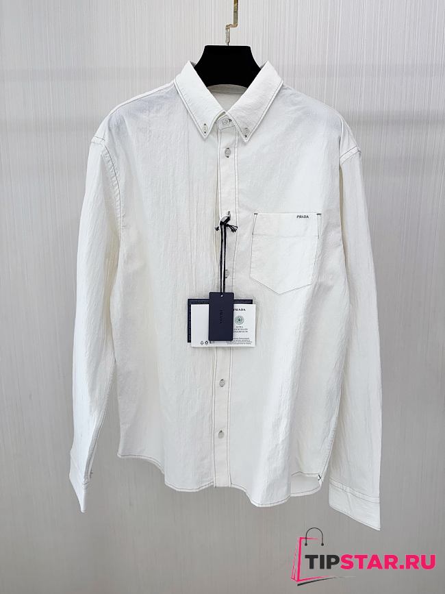 Prada Men's Shirt Jacket White - 1
