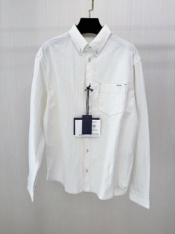 Prada Men's Shirt Jacket White