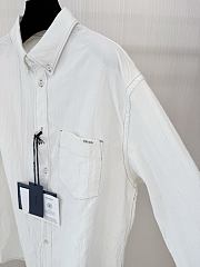 Prada Men's Shirt Jacket White - 4