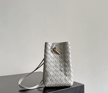 Bottega Veneta Andiamo Phone Pouch Sterling