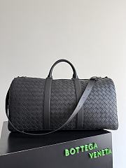 Bottega Veneta Intrecciato Cabin Duffle In Black Size 55x29x24 cm - 1