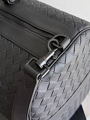 Bottega Veneta Intrecciato Cabin Duffle In Black Size 55x29x24 cm - 2