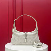 Gucci Jackie Slim medium shoulder bag Ivory canvas - 1