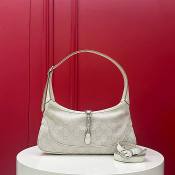 Gucci Jackie Slim medium shoulder bag Ivory canvas