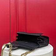 Gucci Dionysus medium shoulder bag in light black leather - 6