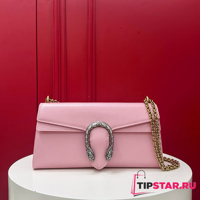Gucci Dionysus medium shoulder bag in light pink leather - 1