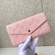 Louis Vuitton Sarah Wallet Monogram Empreinte In Pink - 6