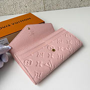Louis Vuitton Sarah Wallet Monogram Empreinte In Pink - 5