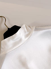 Chanel Half-Button Stand Collar Silk Long-Sleeve Shirt - 2
