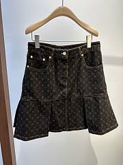 Louis Vuitton Pleated skirt Monogram brown - 1