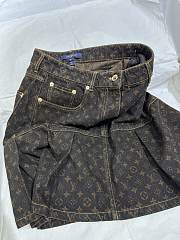 Louis Vuitton Pleated skirt Monogram brown - 5