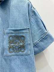 Loewe Short sleeve shirt in denim - 2
