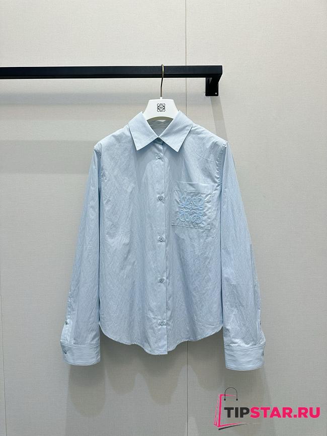 Loewe Shirt in cotton Blue - 1