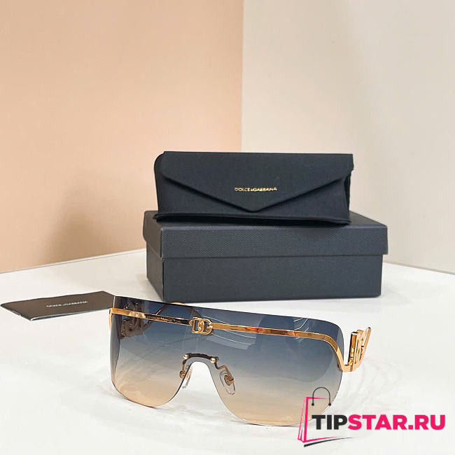 Dolce&Gabbana DG2320 Sunglasses Gold frame - 1