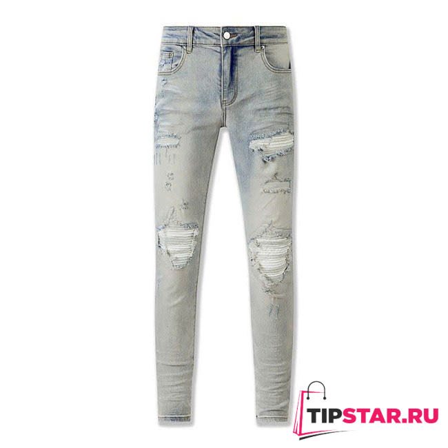 Amiri Vintage Wash Distressed Jeans - 1