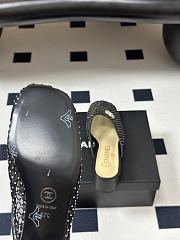 Chanel Mesh & Lambskin Mules black - 2