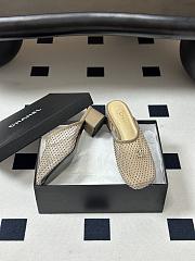 Chanel Mesh & Lambskin Mules beige - 2