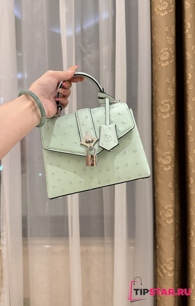 Louis Vuitton Ostrich Rose Des Vents Mini Mint - 1
