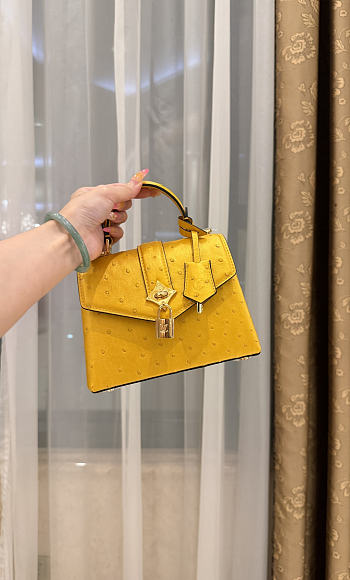 Louis Vuitton Ostrich Rose Des Vents Mini Blue