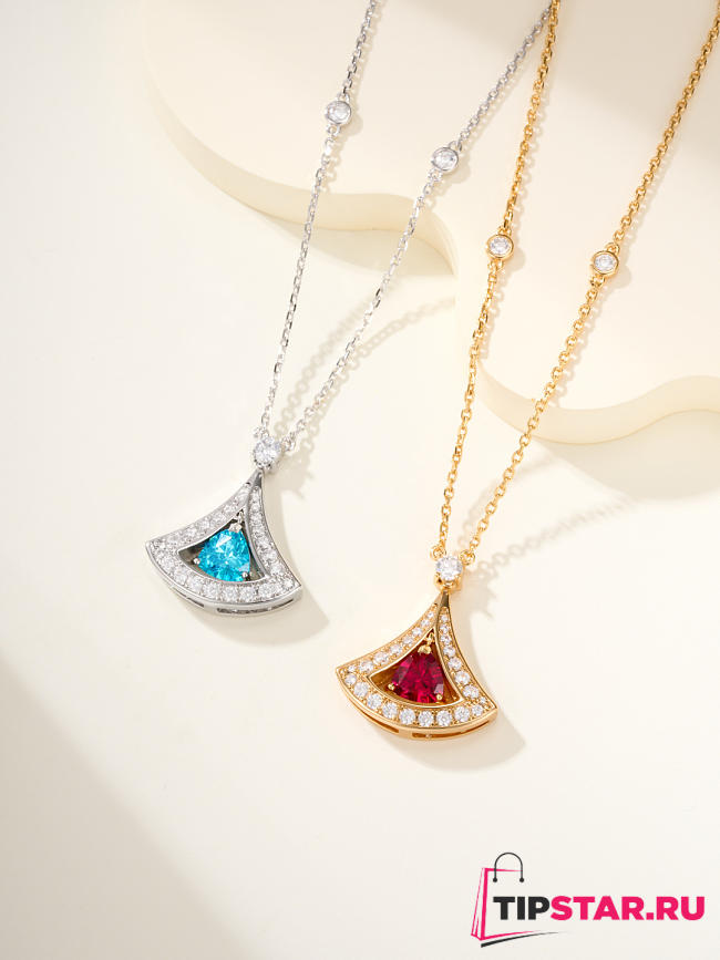 Bvlgari White gold set with diamonds and aquamarine - 1