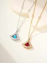 Bvlgari White gold set with diamonds and aquamarine - 1
