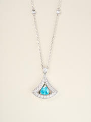 Bvlgari White gold set with diamonds and aquamarine - 4